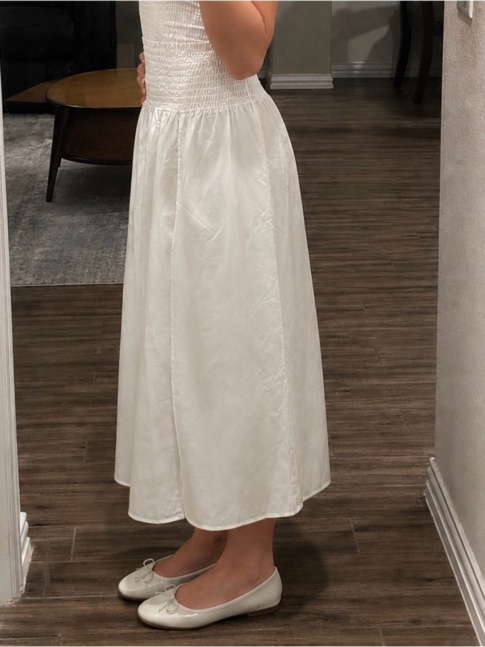 wild fable White Midi Skirt